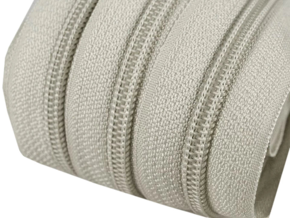 Nylon coil zipper 5mm by the meter